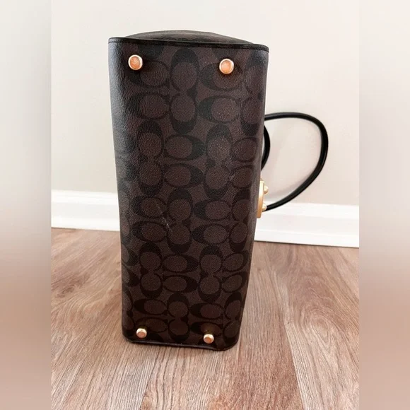 Coach Avary Tote In Signature Canvas Handbag - Picture 10 of 15